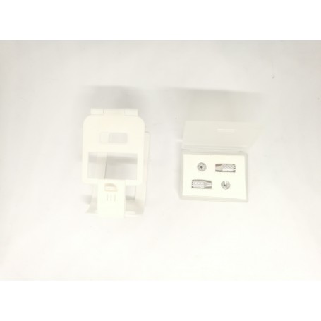 FrSky X-Lite BRACE LITE & Long+short Gimbals stick ends (Blanco/plata)