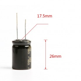 Condensador Panasonic FC series 50V 1200UF 2