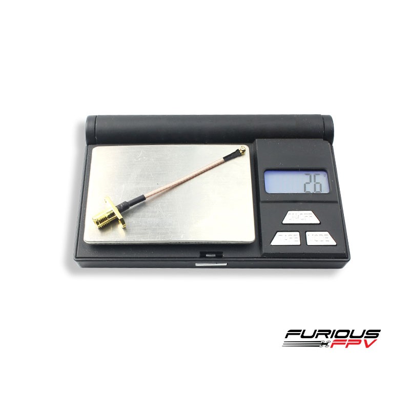 FuriousFPV 72mm Pigtail u.fl to RP-SMA cable