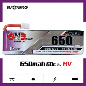Gaoneng 1S HV 650mah 60C PH2.0