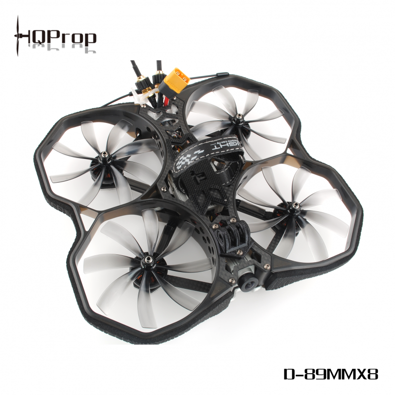 HQProp Duct 89mmX8 for Cinewhoop Grey - Poly Carbonate