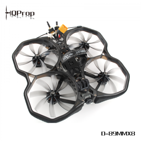 HQProp Duct 89mmX8 for Cinewhoop Grey - Poly Carbonate
