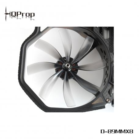 HQProp Duct 89mmX8 for Cinewhoop Grey - Poly Carbonate