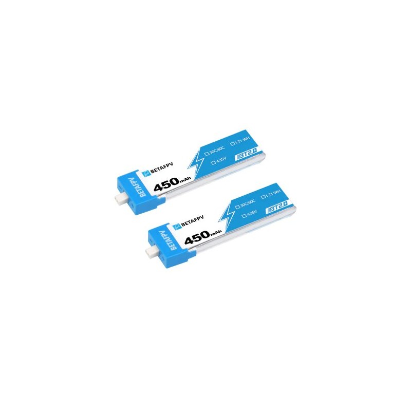 BETAFPV BT2.0 450mAh 1S 30C Battery (4PCS)