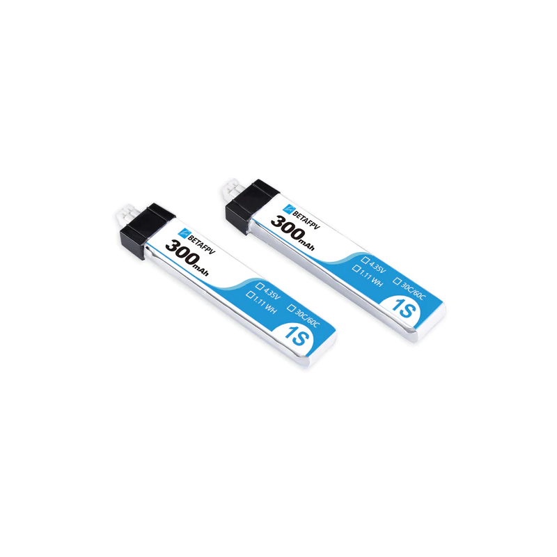 BETAFPV PH2.0 300mAh 1S 30C Battery (8PCS) BETAFPV PH2.0 300mAh 1S 30C Battery (8PCS)