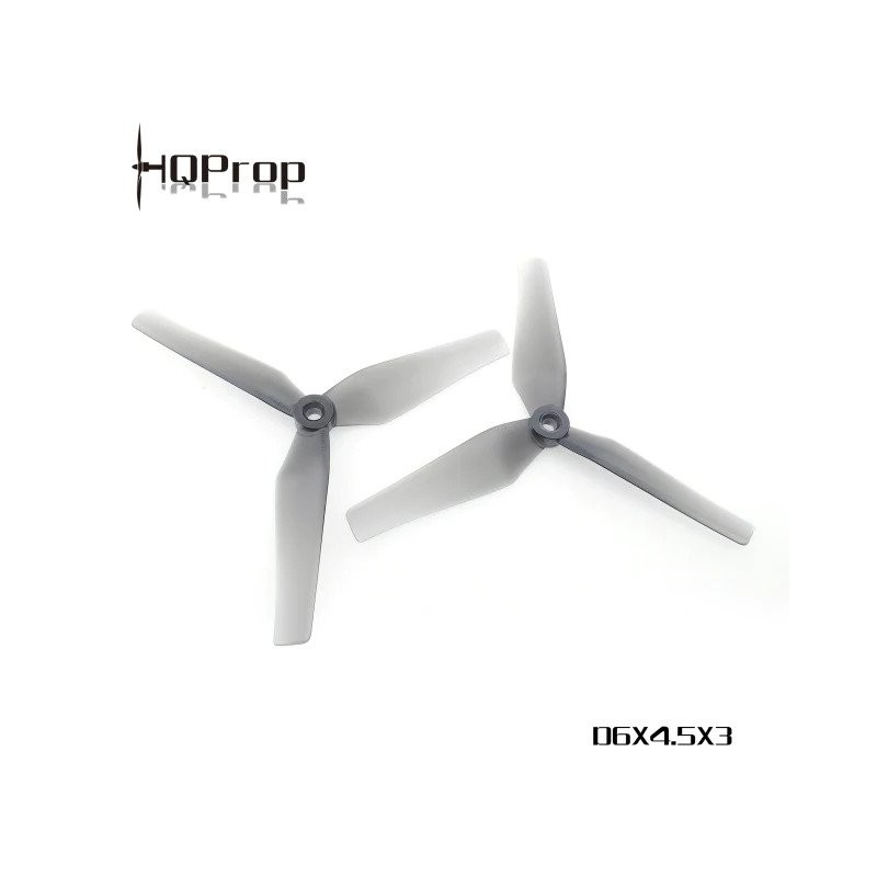 HQProp  D6X4.5X3  for Cinewhoop Grey - Poly Carbonate HQProp  D6X4.5X3  for Cinewhoop Grey - Poly Carbonate