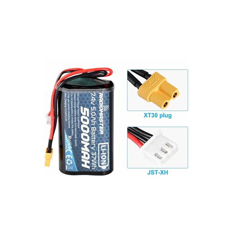 RadioMaster 5000mAh 2s Li-ion battery pack