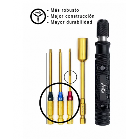 Xhelix kit de herramientas 4en1