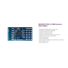 Mateksys CRSF to PWM Converter,CRSF-PWM-6 2