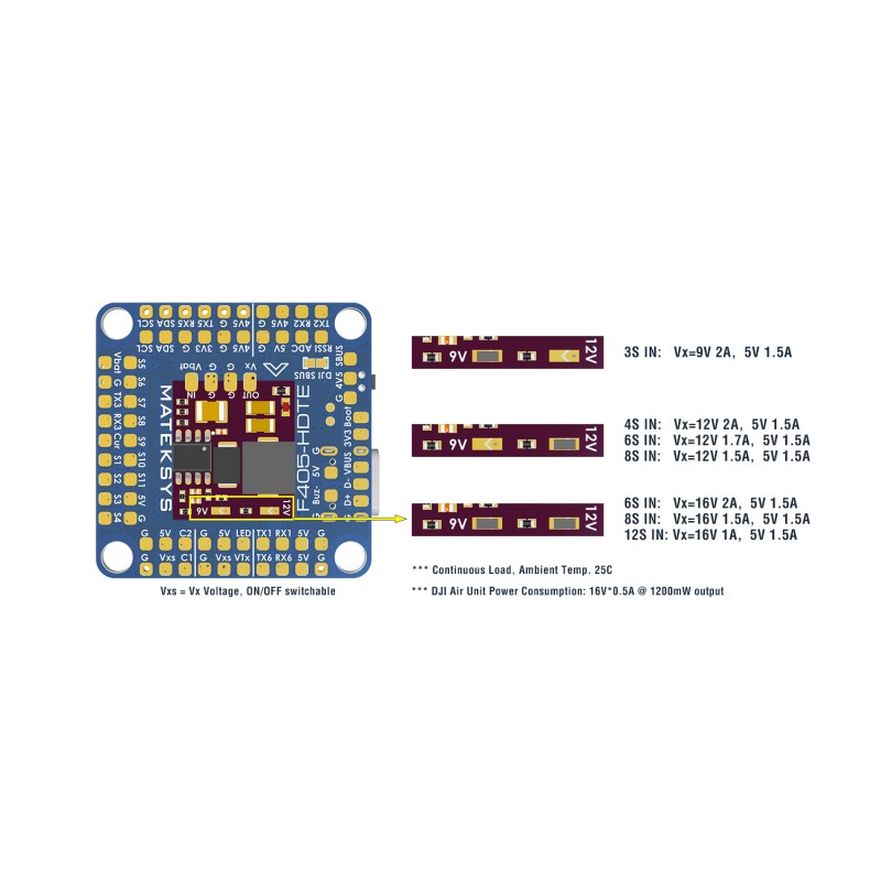 Mateksys Flight Controller F405-HDTE