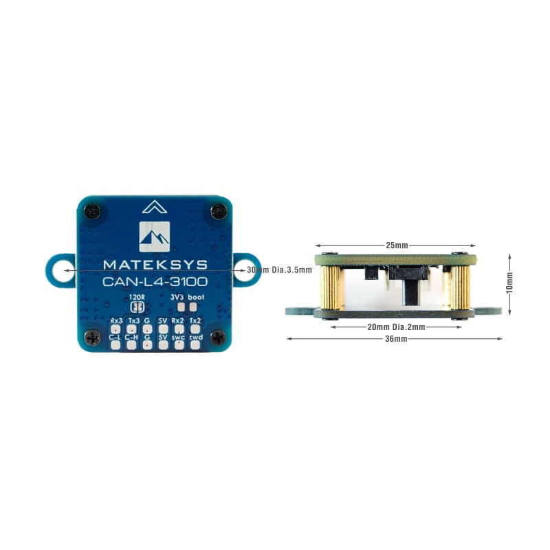 Matek DroneCAN Magnetometer RM3100