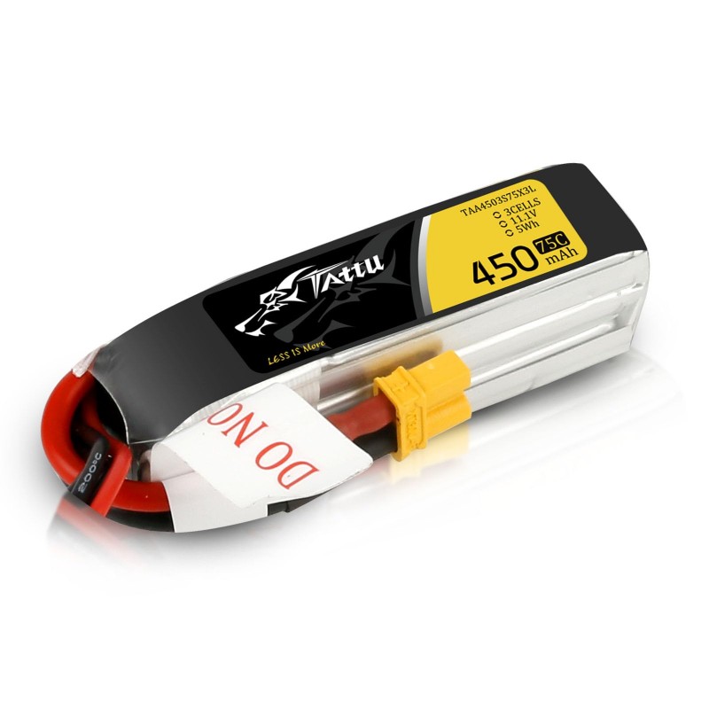 Tattu 450mAh 75C 3S (XT-30 plug) Tattu 450mAh 75C 3S (XT-30 plug)