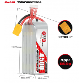 Gaoneng 8S 4500mAh 110C XT90 2