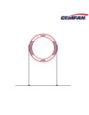 Gemfan 78cm Circle Race Gates + Base Tools