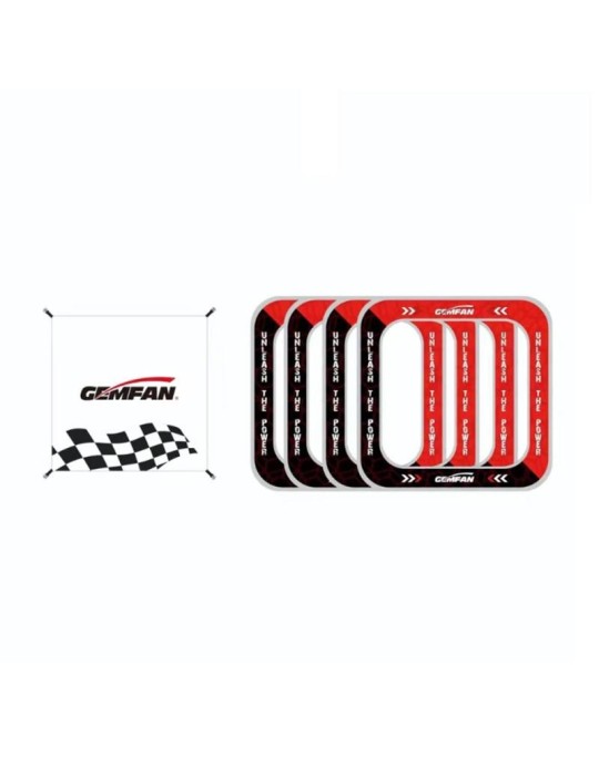 Gemfan Airgates - Cube Reflective (4 in 1) (75x75 cm)