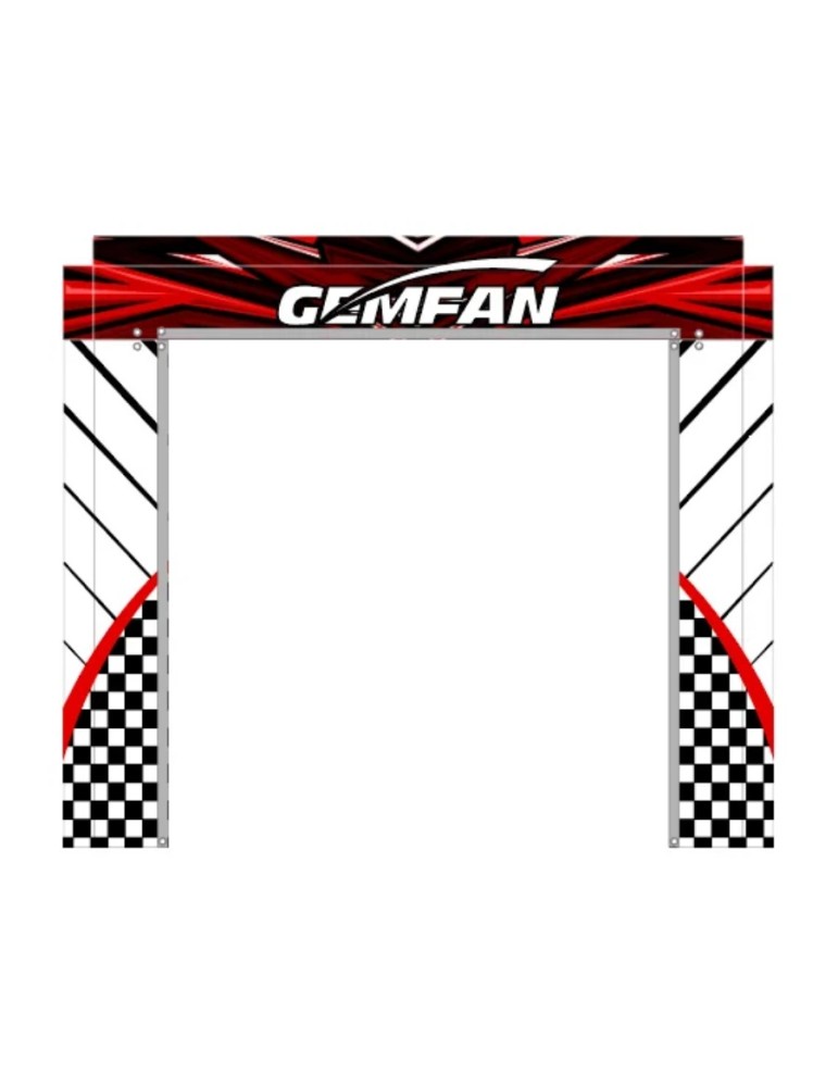 Drone Racing Reflective Gate - 5x5 Red Drone Racing Reflective Gate - 5x5 Red