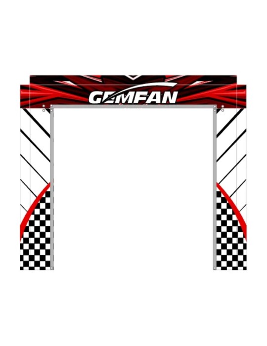 Drone Racing Reflective Gate - 5x5 Red Drone Racing Reflective Gate - 5x5 Red