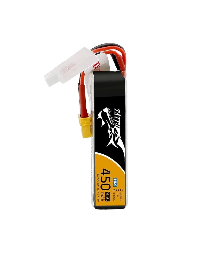 Tattu 450mAh 95C 2S (XT-30 plug) HV