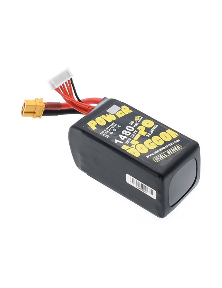 Dogcom 1480mAh 6S 150C